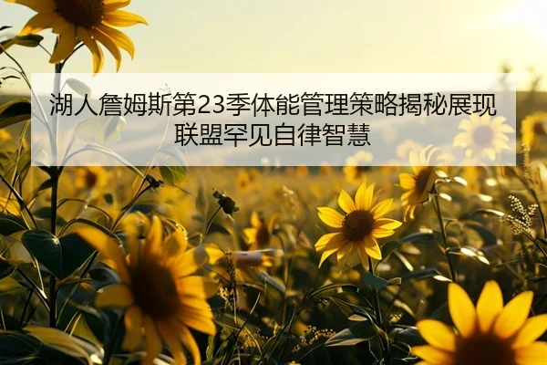 湖人詹姆斯第23季体能管理策略揭秘展现联盟罕见自律智慧